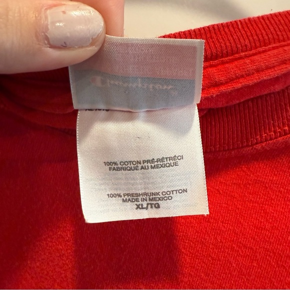 Champion Bold Red Athletic Tee - Picture 6 of 8